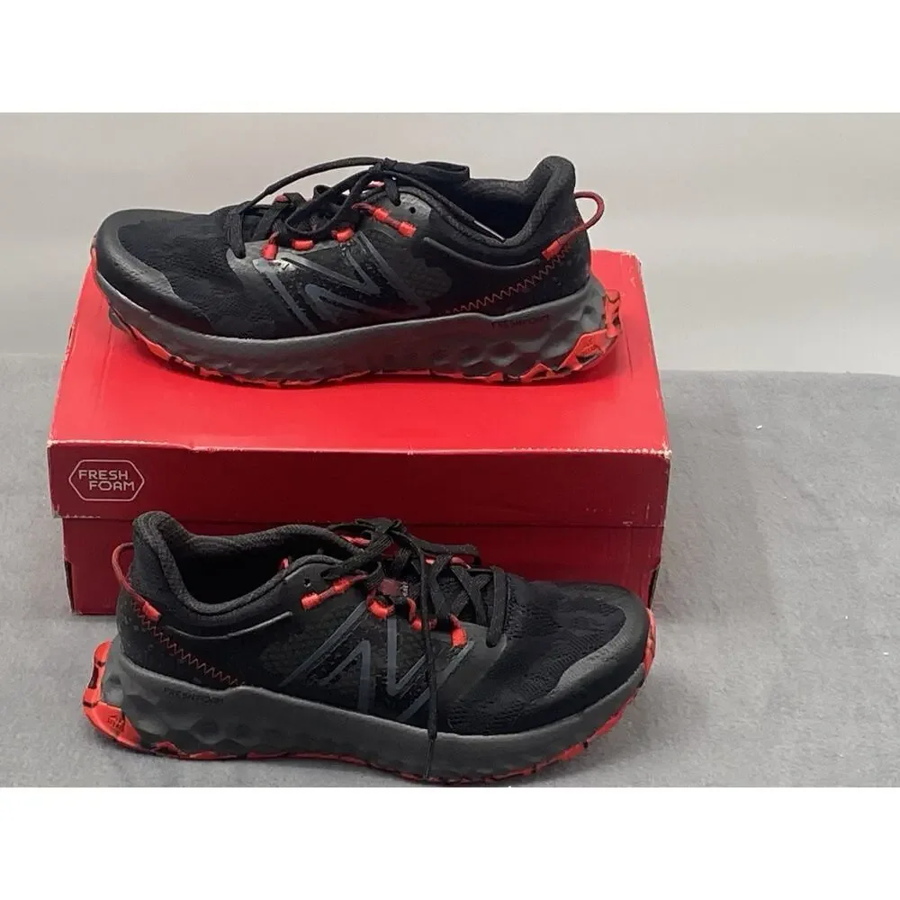 New Balance‎ Men’s Fresh Foam Garo Athletic Running Shoes Size 7.5 Black Red